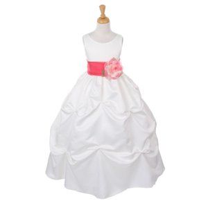 CINDERELLA COUTURE Elegant Dull Satin Floor Length Dress Multisizes 1190IV